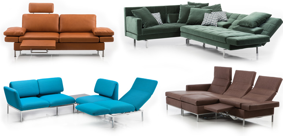 Verschiedene Sofas